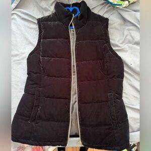 Calvin Klein Black Zipper Vest